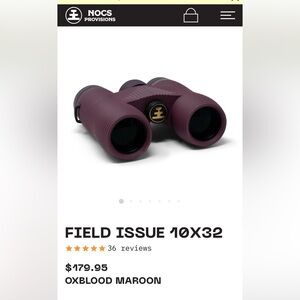Nocs Provisions // field issue waterproof binoculars 10x32
